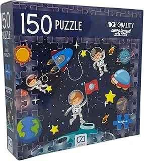 Ca Games 150 Parça Desenli 34X24Cm Çocuk Puzzle Yapboz Serisi (Uzay) ürün görseli 1