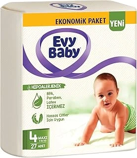 Evy Baby Bezi Maxi Ekonomik 4 Beden 27 Adet ürün görseli 1