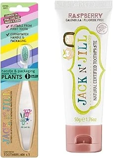 N' Jıll N Jill Doğal Bakım Seti (Bunny&Koala Fırçası + Ahududu Aromalı Macunu 50G) ürün görseli 1