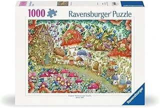 Ravensburger, 1000P Puzzle Çiçekli Mantar Evler, Yetişkin Puzzle ürün görseli 1