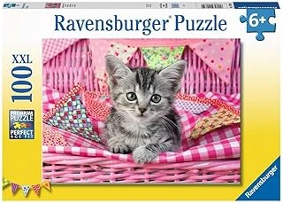 Ravensburger 129850 Sevimli Kedicik Puzzle, 100 Parça ürün görseli 1