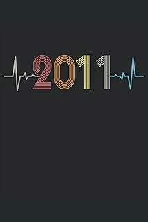 Independently Published Heartbeat Birthday Born 2011 Year Heart Beat Frequency Ecg: Puzzle Book - 100X Sudoku Hard - Funny Heart Line Birthday Gift, Retro, Note, Book, Brain Jogging, ürün görseli 1