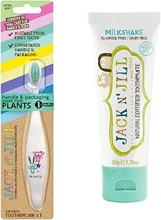 N' Jıll Doğal Bebek/Çocuk Seti (Bunny&Koala Fırçası + Milkshake Macunu 50G) ürün görseli 1