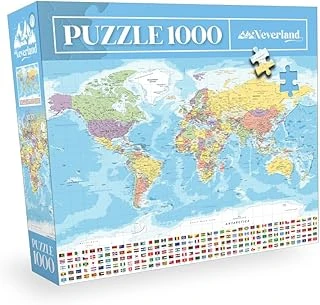 Neverland 1000 Parça Puzzle - Map-I (Dünya Hari̇tasi-I) ürün görseli 1