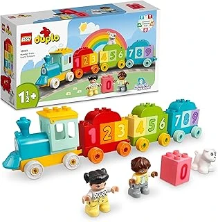 Duplo İlk Sayı Treni - Saymayı Öğren 10954-18 Ay Üzeri Çocuklar İçin Sayma Yetisini Geliştiren Eğitici Oyuncak Yapım Seti (23 Parça) ürün görseli 1