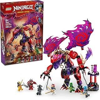Ninjago Thunderfang Kaos Ejderhası 71832-8 Yaş Üzeri Kız Erkek Çocukları Için 6 Ninja Minifigürü İçeren Yaratıcı Oyuncak Yapım Seti, Çocuklar Için Doğum Günü Hediyesi Fikri (668 Parça) ürün görseli 1