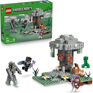 Minecraft Solgun Bahçe 21586-7 Yaş Üzeri Çocuklar Için Kahraman Kanatlı Mothman, Creeper İskelet İçeren Yaratıcı Koleksiyonluk Oyuncak Yapım Seti, Oyunculara Özel Hediye Fikri (243 Parça) ürün görseli 1