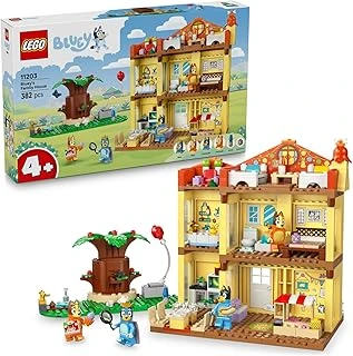 Bluey: Bluey’Nin Aile Evi 11203-4 Yaş Üzeri Çocuklar Için Ev İçeren Yaratıcı Oyuncak Yapım Seti, Doğum Günü Hediyesi Fikri (382 Parça) ürün görseli 1