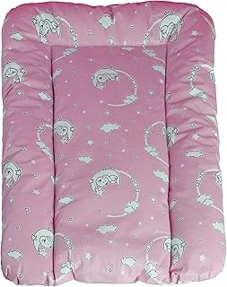 Baby'Ness Elyaf Dolgulu Pvc Alt Değiştirme Minderi, Sıvı Geçirmez, Tutmaz, Aydede Desenli, Pembe, 50X70Cm ürün görseli 1