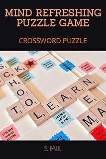 Independently Published Mind Refreshing Puzzle Game: Crossword Puzzle ürün görseli 1