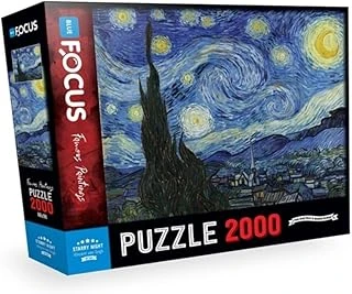 Focus Starry Night (Yıldızlı Gece) - Puzzle 2000 Parça ürün görseli 1