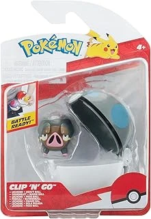 Pokémon Pkw3633 Clip'N'Go Poke Ball – Ferkuli & Ağır Poke Topu 5 Cm Figürlü ürün görseli 1