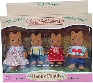 Toyimoyi Happy Tilki Ailesi 4'Lü Figür Seti Oyuncak Anne Baba Yavru Tilki 3 Yaş Üzeri ürün görseli 1