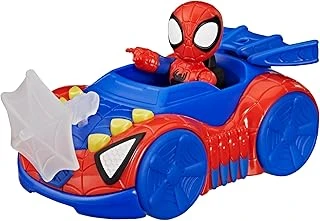 Spidey And His Amazing Friends Spidey Web Crawler Aksiyon Figürü Oyuncak Araba ürün görseli 1
