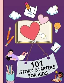 101 Story Starters For Kids: Story Starter Journal For Kids, Story Starters For Preschooler & Middle School ürün görseli 1