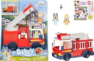 Bluey İtfaiyeci Tombalalı İtfaiye Oyuncağı, Bob Bilby Figürleri | Uzatılabilir Merdiven Hortum | Çıkartmalar Içerir - 3 Yaş Üzeri Çocuklar Için Mükemmel ürün görseli 1