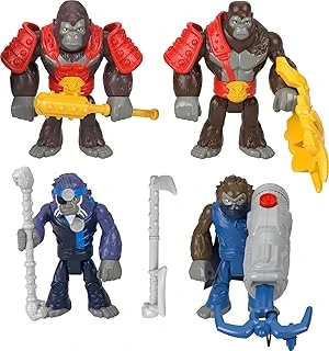 Imaginext Goril Komutan Maymun Ordusuna Karşı Aksiyon Figürü Seti Hml57 ürün görseli 1