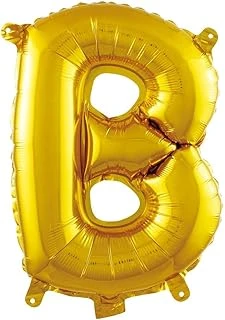 B Harfi 16 İnç Gold Renk Folyo Balon 36 Cm (Altın) ürün görseli 1