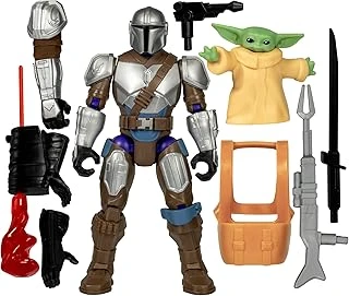 Mixmashers Wars™ Mandalorian Grogu Özel Karıştır Birleştir Deluxe Aksiyon Figürü Seti Aksesuarları ürün görseli 1