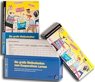 Die Große Methodenbox Zum Kooperativen Lernen: 100 Praxiserprobte Methoden Auf Karteikarten Mit Begleitheft Und Zusatzmaterial Auf Cd (5. Bis 10. Klasse) (Bergedorfer Grundsteine Schulalltag - Sek) ürün görseli 1
