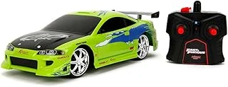 Jada 1:16 Ölçek Fast & Furious Brian'In Mitsubishi Eclipse Rc Araba, Yeşil, Turbo Tuşlu, 2.4 Ghz, Usb Şarjlı, 29 Cm, Piller Dahil ürün görseli 1