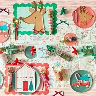 Meri Meri - Festive House Plates - Kutlama Evi Tabak (8'Li) ürün görseli 1