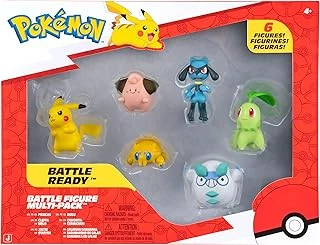 Pokémon Savaş Figürü 6'Lı Paket - 2 İnçlik Pikachu, Joltik, Galarian Darumaka, Riolu, Chikorita Cleffa Savaş Figürlerini İçerir ürün görseli 1