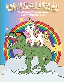 Independently Published Unisaurus Unicorn Tyrannosaurus Dinosaur Funny Gift Did You Eat The Last Unicorn Activity Book For Kids ürün görseli 1