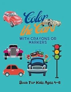 Independently Published Color The Cars: Creativity, Different Models, Thin And Thick Line, Great Gift For Kids/8.5 X 11 Inch/50 Pictures ürün görseli 1