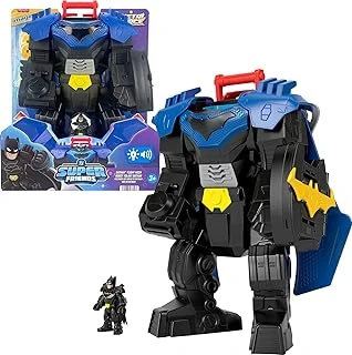 Fisher-Price Işıklı, Sesli Hareketli Imaginext Dc Super Friends Batman Uçuş Aracı, 7,5 Cm'Lik Aksiyon Figürü, Fırlatıcı Disklerle 36,5 Cm'Lik Oyuncak, Jdl03 ürün görseli 1