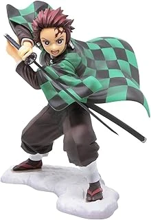 Demon Slayer Kimetsu No Yaiba Tanjiro Fighting Version Aksiyon Figür 16 Cm ürün görseli 1