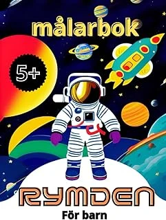 Independently Published Målarbok Rymden För Barn: 50 Illustrationer I A4-Format - Rymden Färgbok För Barn Från 5 År - Astronauten, Planeten, Spaceschepen. (Swedish Edition) ürün görseli 1