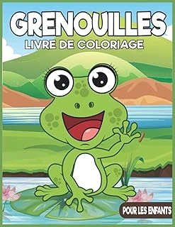 Independently Published Grenouilles Livre De Coloriage Pour Les Enfants: Livre De Coloriage Avec Des Motifs De Grenouilles Adorables Et Mignons Pour Les Tout-Petits Et Les Enfants, Les Garçons Et Les ürün görseli 1