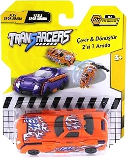 Transracers Dönüşen Araçlar Spor Arabalar Alev/Kaslı ürün görseli 1