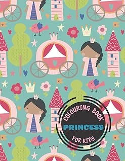 Princess Coloring Book , A4 Size: 4 To 10 Years Old Girls ürün görseli 1