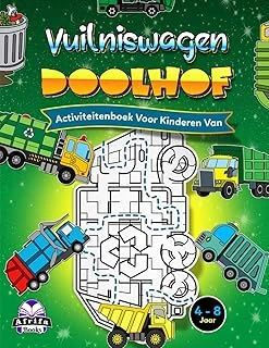 Independently Published Vuilniswagen Doolhof Activiteitenboek Voor Kinderen Van 4-8 Jaar: Geweldige Puzzels Voor Slimme Kinderen Tieners, Leuke Hersenspellen ürün görseli 1