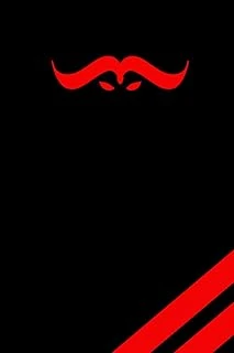 Independently Published Black And Red Journal With Bull Animation ürün görseli 1
