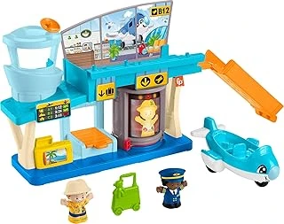 Fisher-Price Little People Eğlenceli Havaalanı Fisher-Price Little People Eğlenceli Havaalanı, Uçak 3 Oyun Aksesuarı, Bebekler Için Oyun Seti Htj26 ürün görseli 1