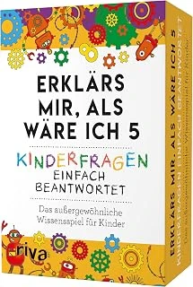 Erklärs Mir, Als Wäre Ich 5 – Kinderfragen Einfach Beantwortet: Das Außergewöhnliche Wissensspiel Für Kinder. Ab 6 Jahren. Das Perfekte Geschenk ürün görseli 1