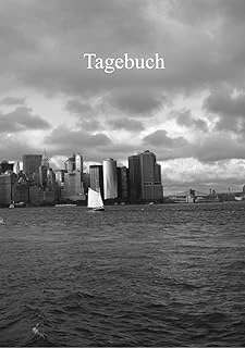 Tagebuch - New York Skyline: Manhattan- Notizheft, Din A5, Liniert, 108 Seiten (German Edition) ürün görseli 1