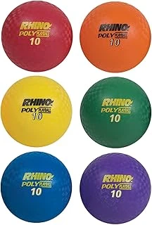 Champion Sports Rhino Poly Oyun Alanı Topu Seti, 10.7Cm Çap, Çok Renkli ürün görseli 1