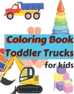 Independently Published Coloring Book Toddler Trucks: Toddler Trucks Coloring Book 8.5 X 11 Inches (44.27 X 28.57 Cm) 80 Total Page ürün görseli 1