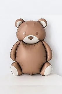 Büyük Kahverengi Ayı Folyo Balon Teddy Bear 89-72 Cm ürün görseli 1