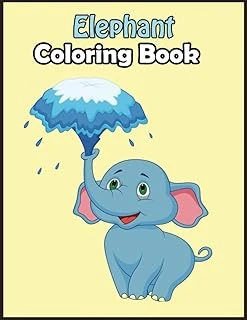 Independently Published Elephant: Over 100 Fun Coloring And Activity Pages With Cute Elephant, Baby Elephant, Jungle Scenes And More! For Kids, Toddlers And Preschoolers (Surprise Gift For Kids) ürün görseli 1