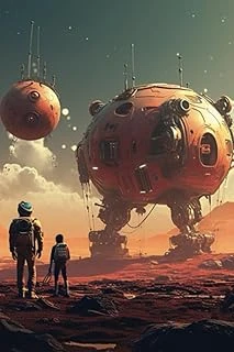 Independently Published Futuristic Robot Journal ürün görseli 1