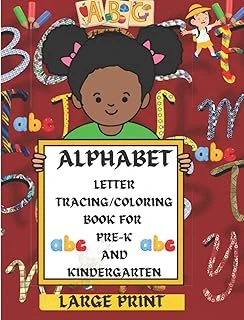 Independently Published Alphabet Letter Tracing Coloring Book For Pre-K/Kindergarten: Pre-K/Kindergarten Coloring Tracing Letter Book ürün görseli 1