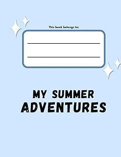 Independently Published My Summer Adventures Scrapbook: Fun Kids Holiday Activity Journal To Write, Draw And Doodle ürün görseli 1