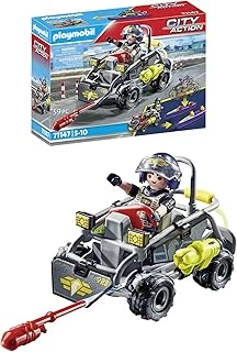 Playmobil City Action 71147 Swat-Multi-Terrain-Quad, Dönüştürülebilir Sek Sürat Teknesi, 5 Yaş Üzeri Çocuklar İçin Oyuncak ürün görseli 1