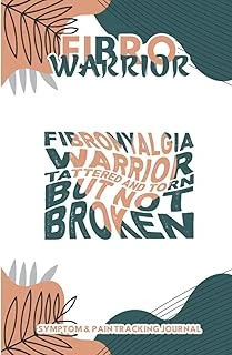 Independently Published Fibro Warrior-Fibromyalgia Warrior Tattered And Torn But Not Broken: Adorable Symptom & Pain Tracking Journal For Fibromyalgia And Chronic Pain ürün görseli 1