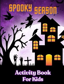 Independently Published Spooky Season Halloween Activity Book For Kids, 8.5 X 11 Inches, 85 Pages Of Activities With Answers ürün görseli 1
